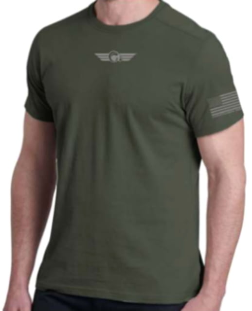 Christensen Arms Ram Logo Performance SS Tee - Mens Olive S