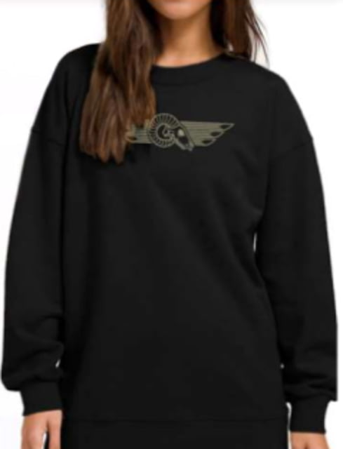 Christensen Arms Ram Skull Crew Sweatshirt - Womens Black S