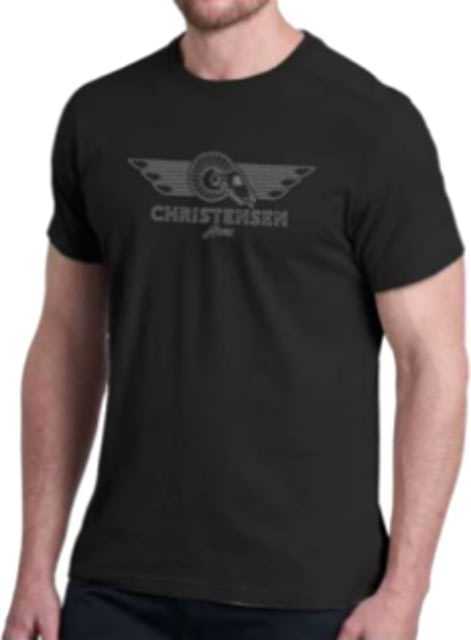 Christensen Arms Ram Skull Wordmark SS Tee - Mens Black 2X