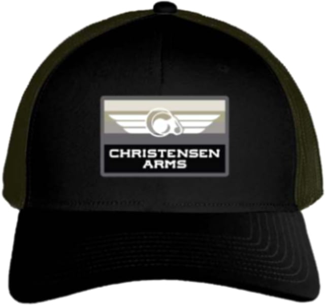 Christensen Arms Ram Wordmark Gradient Trucker - Mens Black OSFM