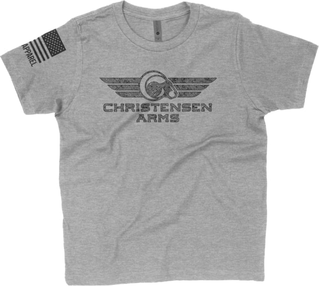 Christensen Arms Topo Map T-Shirt - Men's Small Heather Gray