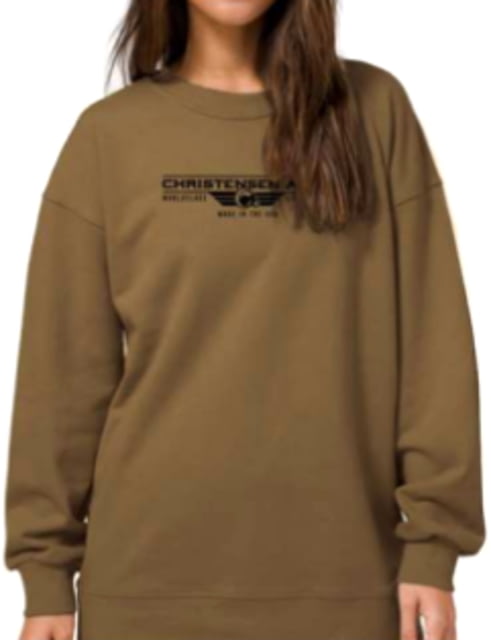 Christensen Arms Worldclass Wordmark Crew Sweatshirt - Womens Butterscotch XS