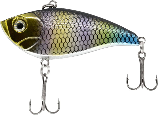 CHUBBS Loud Shad 1 1/2in 1/4oz #10 Hook Front and Back Chrome Black Back