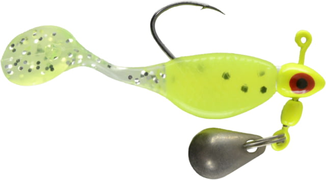 CHUBBS Panfish Paddle Shad 3 Pack 1/16 oz #4 Hook Chart + Chart