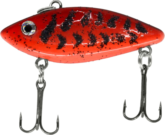 CHUBBS Panfish Rattle Shad 1 1/2in 5/32 oz #12 Hook Red Craw