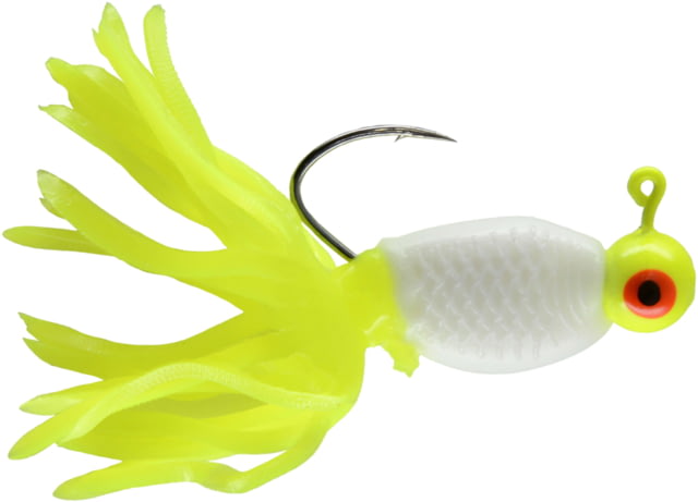 CHUBBS Panfish Square Bill 1 1/4in 1/16 oz #12 Hook Chart/White