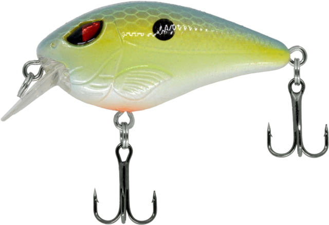 CHUBBS Shallow Square Bill 2in 1/4oz #6 Hook Blue Rise