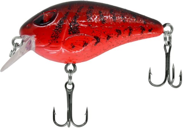 CHUBBS Shallow Square Bill 2in 1/4oz #6 Hook Red Craw
