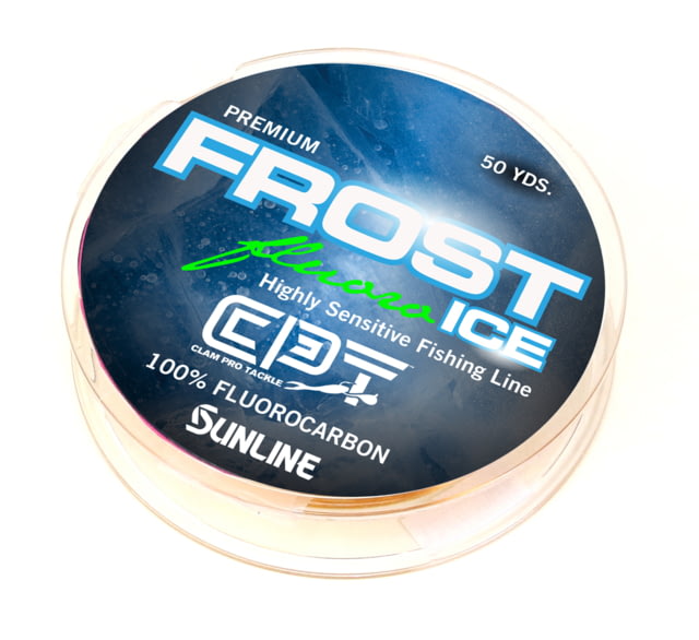 Clam CPT Frost Fluorocarbon - 2lb - Metered Pink/Clr - 50 Yard