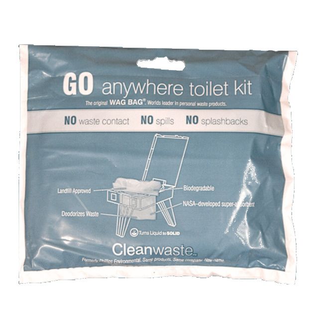 Clean Waste Go Anywhere Toilet Kit