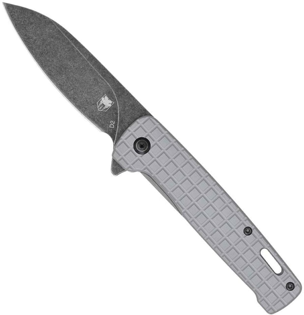 CobraTec Knives Rhino Folding Knive 3.375in D2 Stonewashed Grey