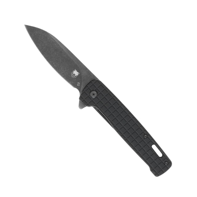 CobraTec Knives Rhino Folding Knive 3.375in D2 Stonewashed Black