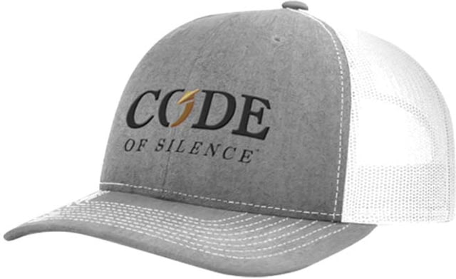 Code of Silence Dialed-In Range Cap - Men's Grey/White