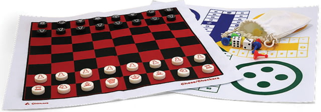 Coghlans 3-in-1 Game Roll Includes Checkers/chess game board