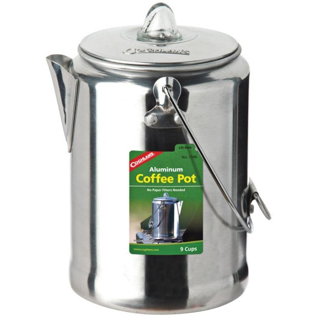 Coghlans Aluminum Coffee Pot 9 Cup
