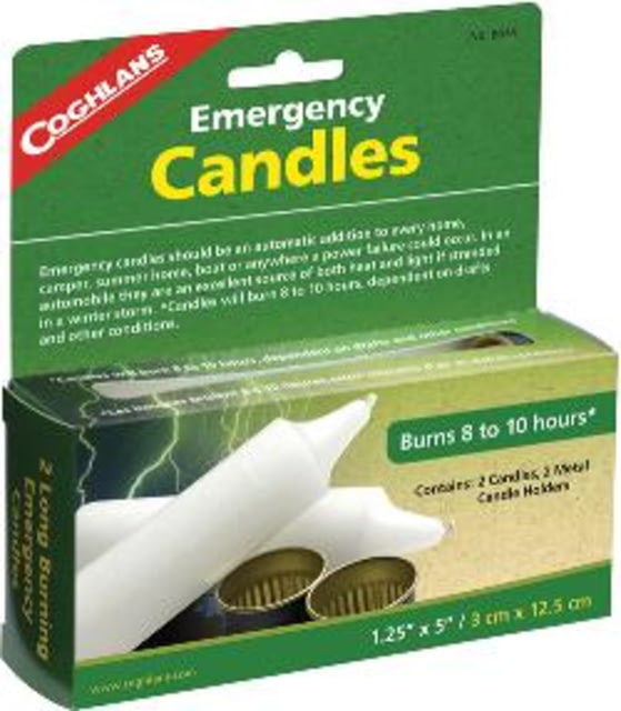 Coghlans Emergency Candles- 2 Pack 809084