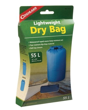 Coghlans Lightweight Dry Bag 12x30 Inches Blue