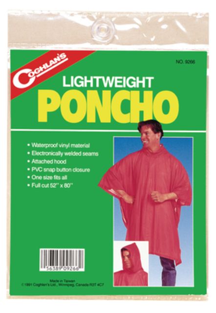 Coghlans Lightweight Poncho Clear