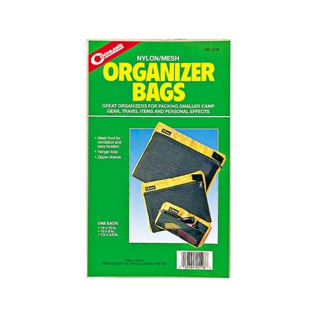 Coghlans Organizer Bags 3pk 0