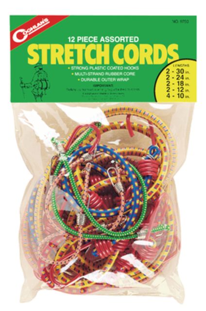Coghlans Stretch Cords Assorted Package of 12