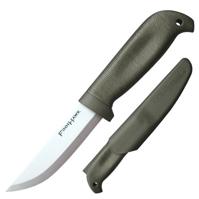 Cold Steel Finn Hawk 8.58in Fixed Blade Knife Green/Silver 8.5in