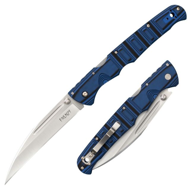 Cold Steel Frenzy II Knife Black/Blue 12 1/4in