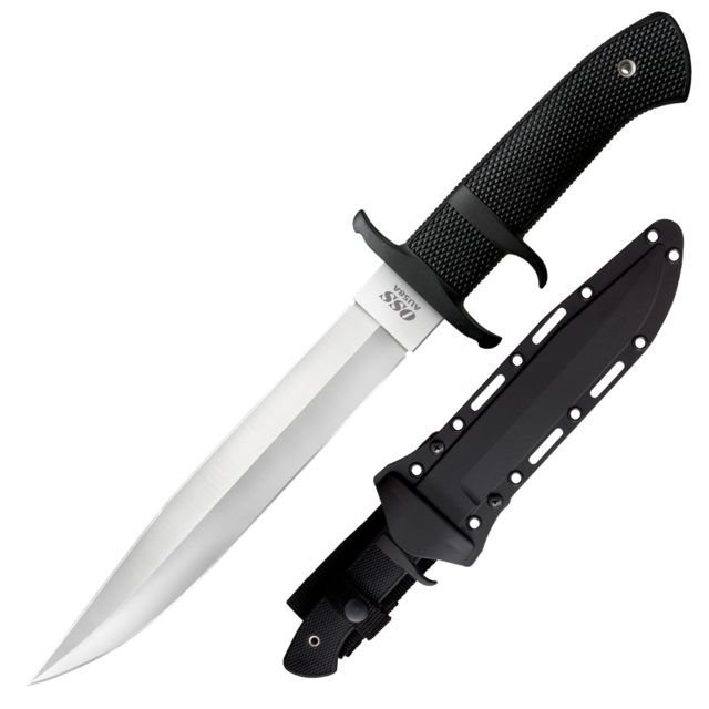 Cold Steel OSS Black Kraton Handle Single Edge Knife