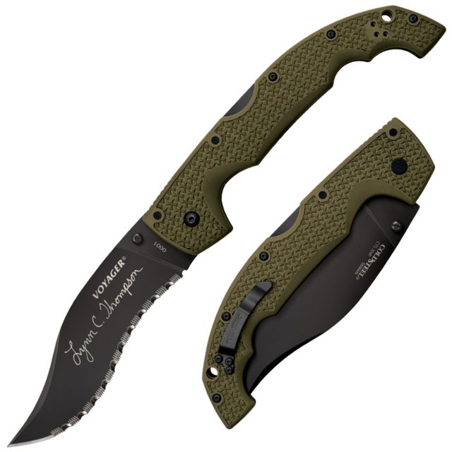 Cold Steel Thompson Voyager Knife Black 12 1/4in