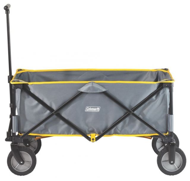 Coleman Camp Wagon Supports up to 150 lbs Holds up to 5 Cu Ft Telescoping Handle Gray