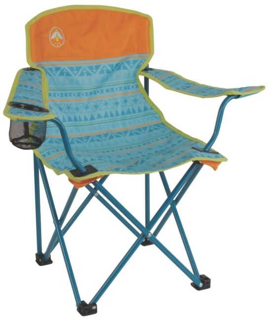 Coleman Kid's Quad Chair Weight Capacity 160 lbs Teal 2000025292
