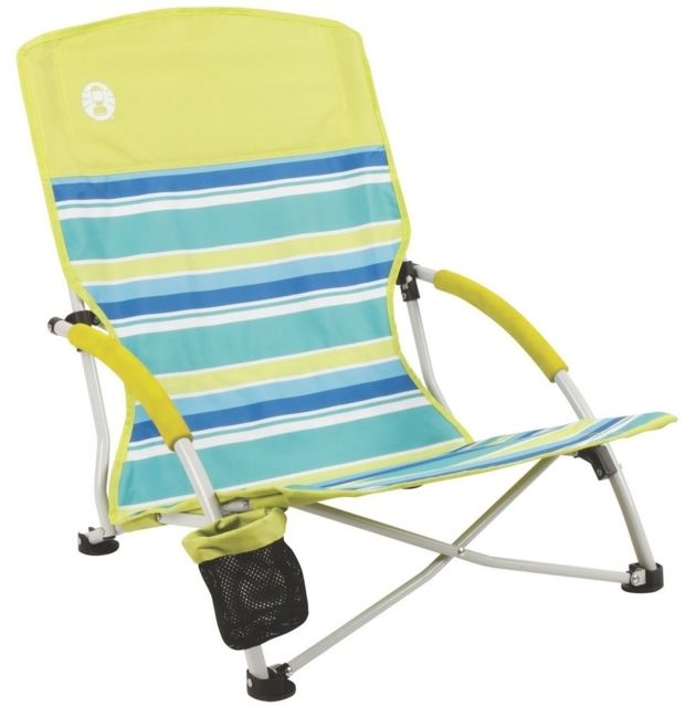 Coleman Low Sling Beach Chair Citrus