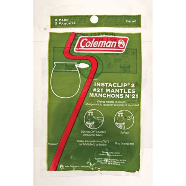 Coleman Insta-Clip Mantles Number 21 - 2Pk