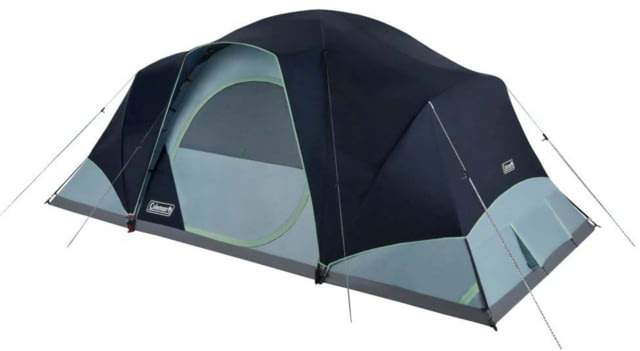 Coleman Skydome 10-Person Camping Tent Extra Large Blue Nights