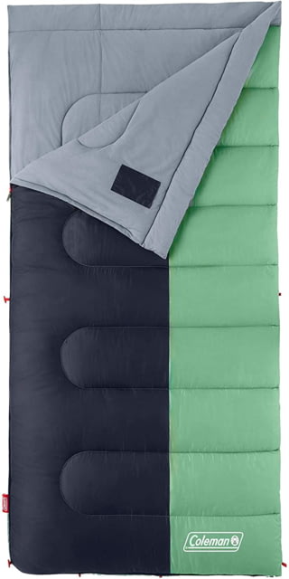 Coleman Sleeping Bag Biscayne 40 Degree Big & Tall Mint/navy