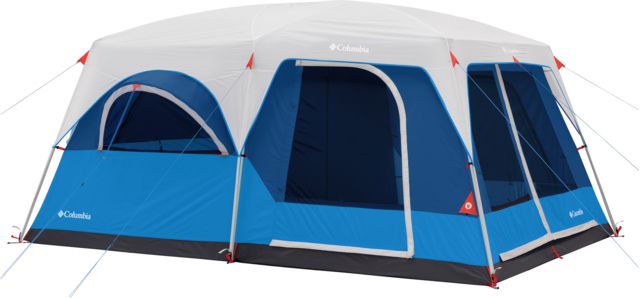 Columbia 10 Person Mammoth Creek Cabin Tent Blue/Dark Blue/Graphite/Gray/Orange