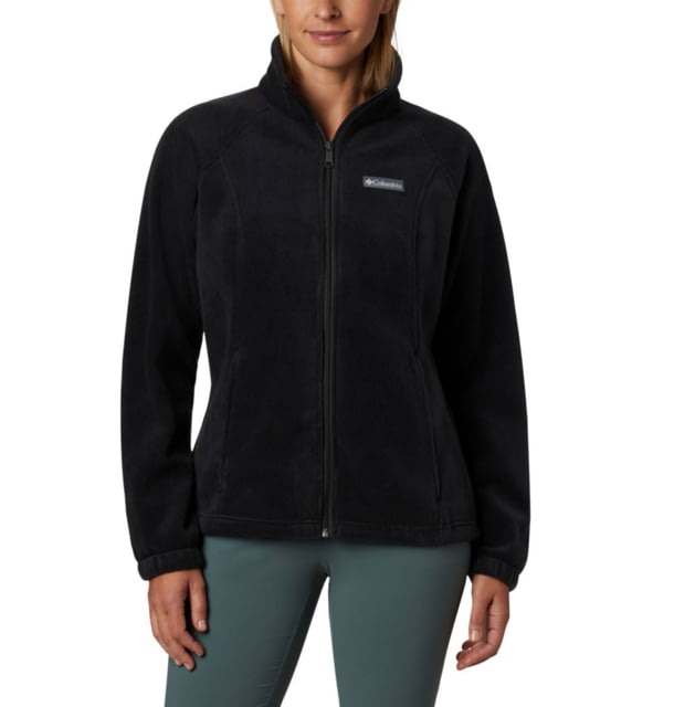 Columbia Benton Springs Full Zip Fleece Jacket - Women's Black Extra Small
