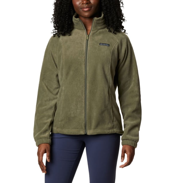 Columbia Benton Springs Full Zip Fleece Jacket - Womens Stone Green Extra Large  GreenXL