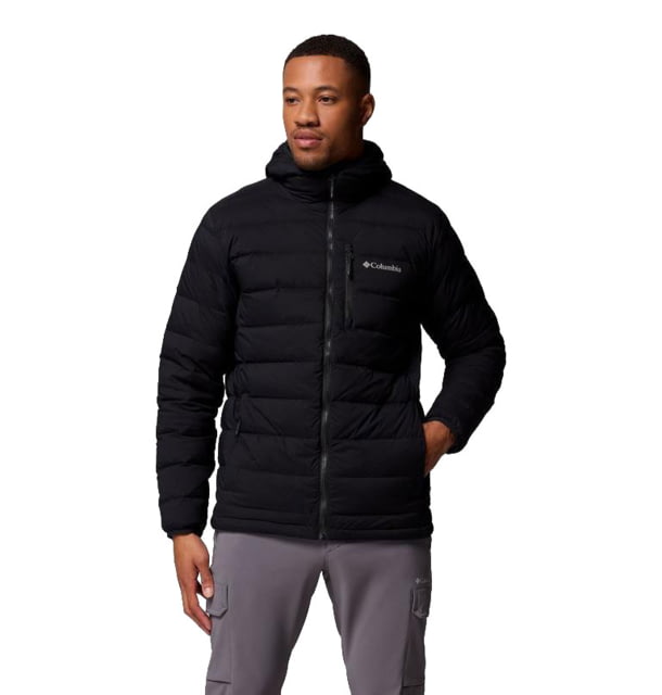 Columbia Columbia Drift Peak Stretch Down Hooded Jacket - Men's Black Small