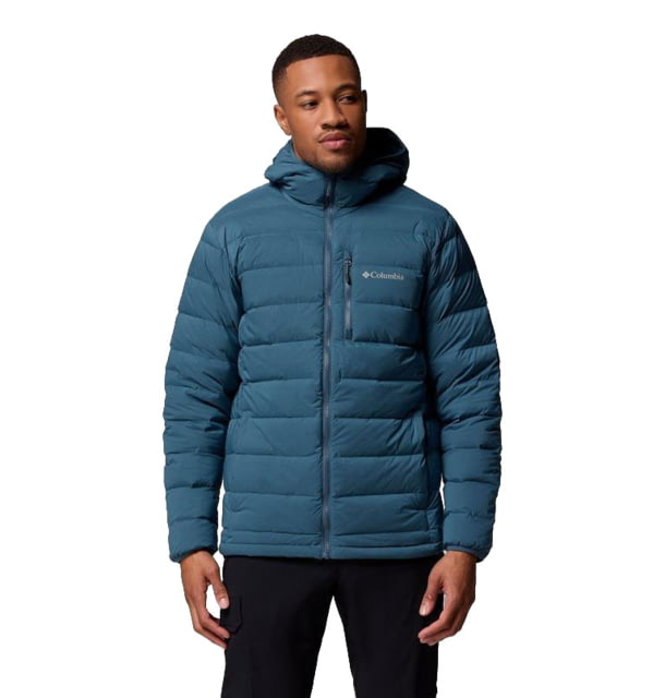 Columbia Columbia Drift Peak Stretch Down Hooded Jacket - Men's Everblue Medium