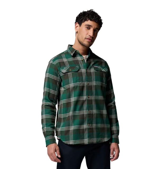 Columbia Columbia Flare Gun Stretch Flannel Shirt - Men's Rain Forest Trails Edge Plaid Small
