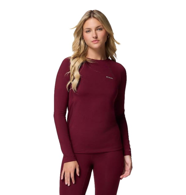 Columbia Columbia Midweight Stretch Long Sleeve Top - Women's Rich Wine Large