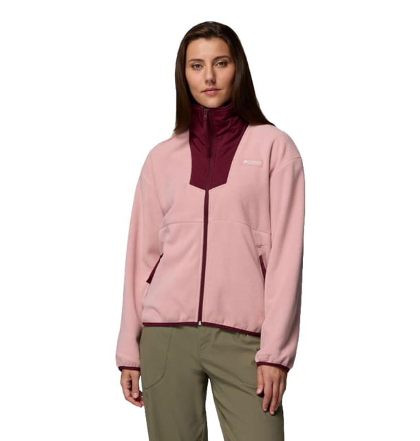 Columbia Columbia Sequoia Grove Full Zip Fleece Jacket - Women's Eraser Pink/Rich Wine Extra Large