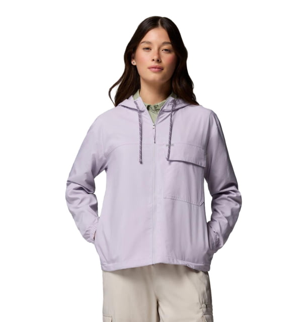 Columbia Columbia Skien Valley Hooded Long Sleeve Shirt - Women's Lavender Pearl Extra Large - $63.10 at CampSaver.com
