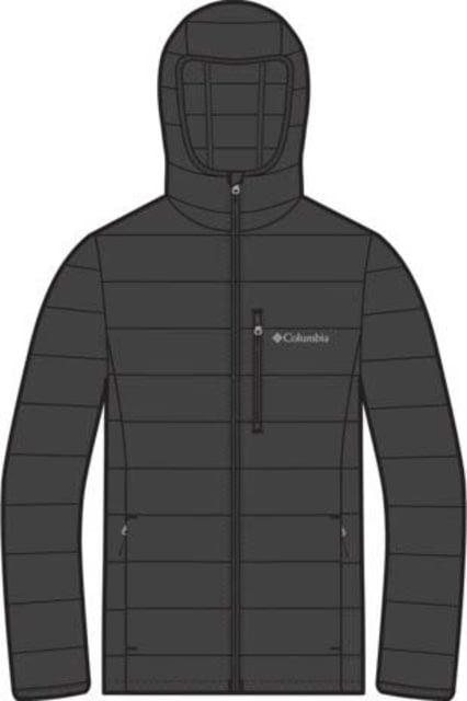 Columbia Columbia Drift Peak Stretch Down Hooded Jacket - Men's Black Large