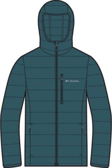 Columbia Columbia Drift Peak Stretch Down Hooded Jacket - Men's Everblue Medium