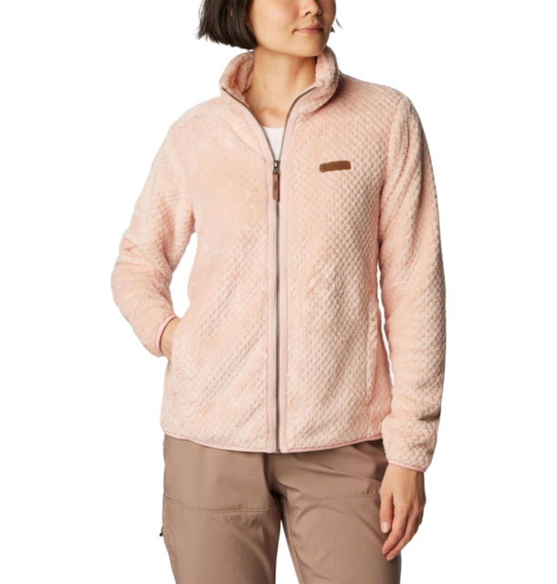 Columbia Fire Side II Sherpa Full Zip Fleece - Womens Dusty Pink Large  PinkL