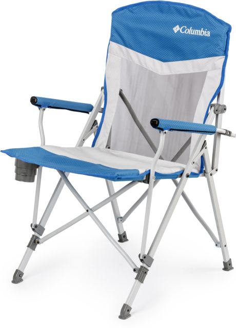 Columbia Hard Arm Chair with Mesh Blue/Graphite/Gray