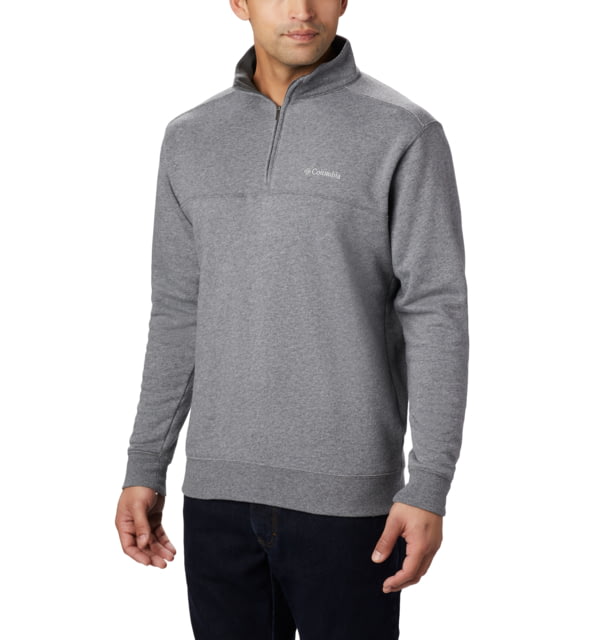 Columbia Hart Mountain II Half Zip Sweatshirt - Men's Charcoal Heather L