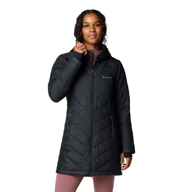 Columbia Heavenly Long Hooded Jacket - Women's Black L