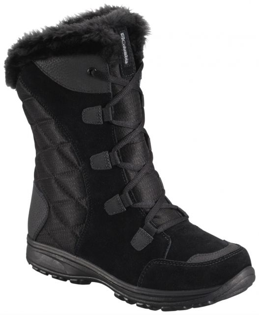 Columbia Ice Maiden II Winter Boot - Women's-Black/Grey-Medium-9 US
